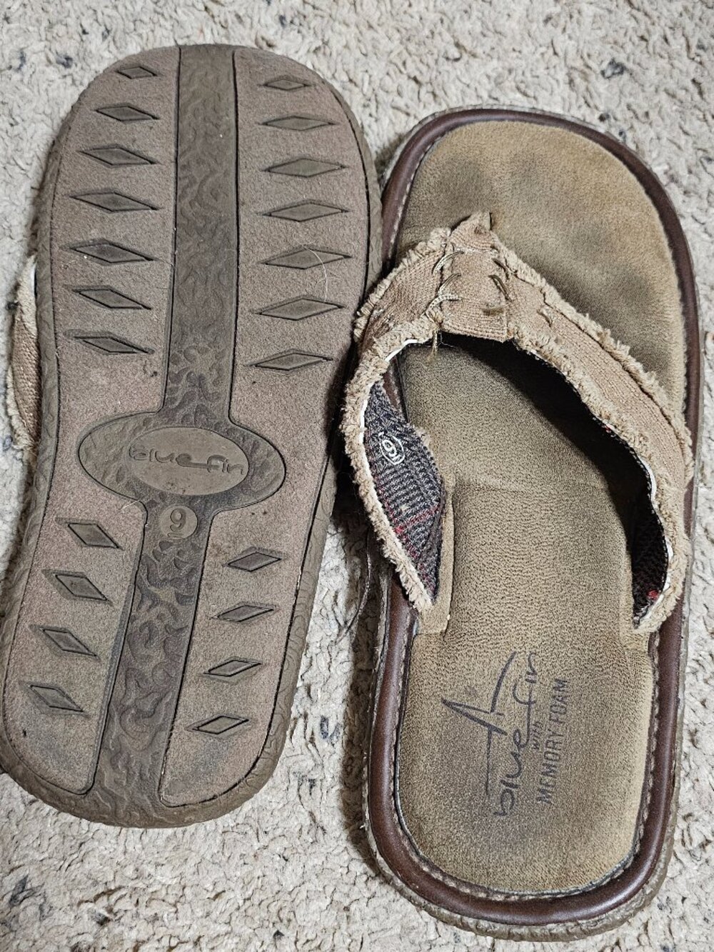 Bluefin Memory foam Sandals
